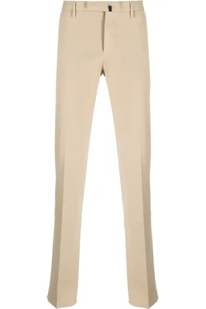 Incotex Pressed-crease slim-cut chinos