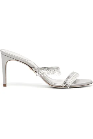 RENE CAOVILLA Crystal-embellished 80mm mules