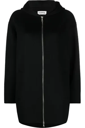 P.A.R.O.S.H. Zip-up hooded wool jacket