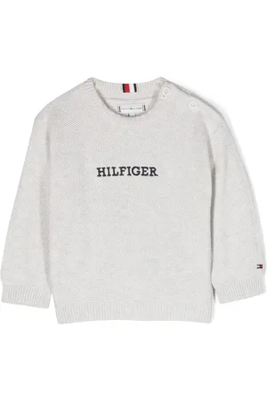 Tommy Hilfiger Logo-embroidered piqu??-weave sweatshirt