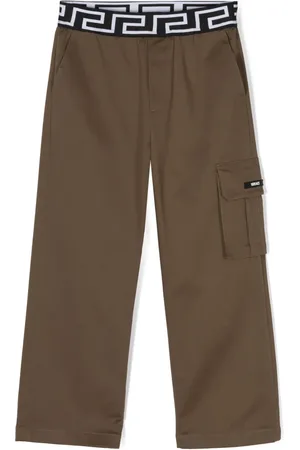 VERSACE Greca waistband cargo trousers