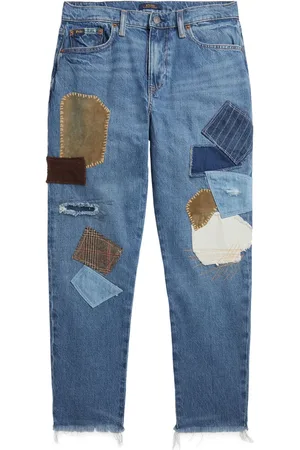 Ralph Lauren Patchwork-design cropped jeans