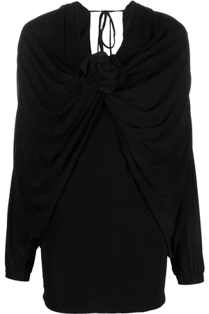 GIUSEPPE DI MORABITO Flower-detail ruched minidress