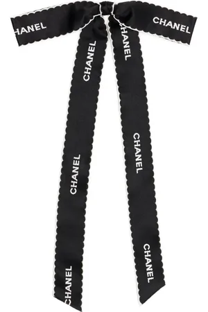 CHANEL 1990-2000s bow ribbon brooch