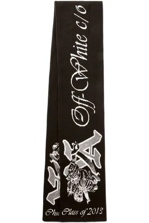 OFF-WHITE Va knitted scarf