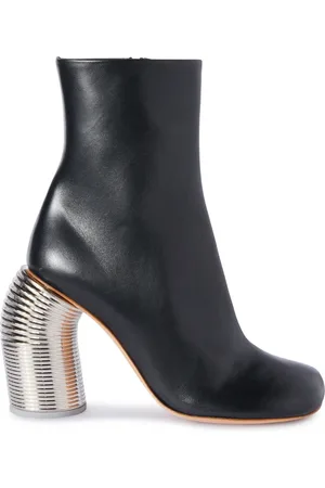 OFF-WHITE Spring leather ankle boots
