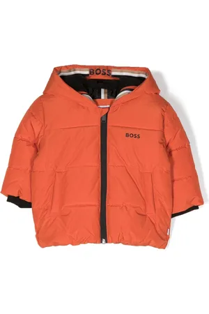 HUGO BOSS Logo-print hooded jacket