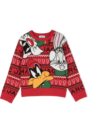 Marc Jacobs X Looney Tunes intarsia-knit jumper