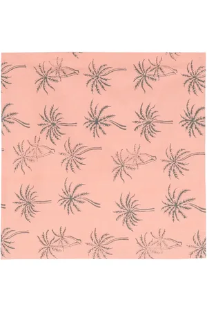 Les-Ottomans Palm tree-print cotton napkin