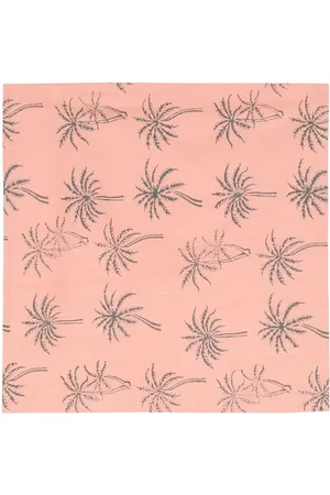 Les-Ottomans Palm tree-print cotton napkin