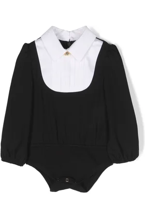 Elisabetta Franchi Bib-collar long-sleeve body