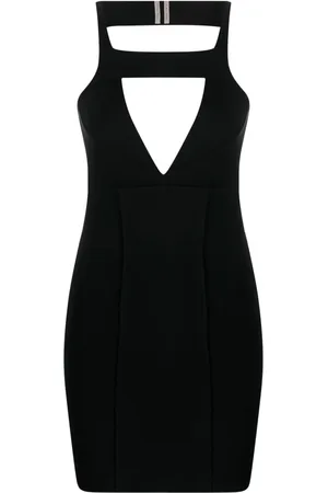 Rick Owens Cut-out stretch-jersey minidress