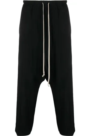 Rick Owens Cropped drop-crotch trousers