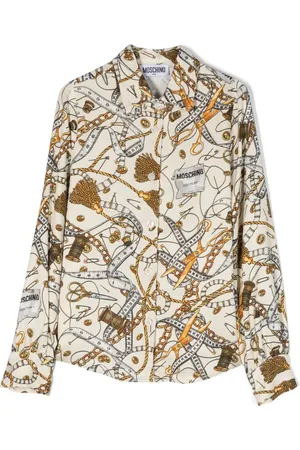 Moschino Graphic-print long-sleeve shirt