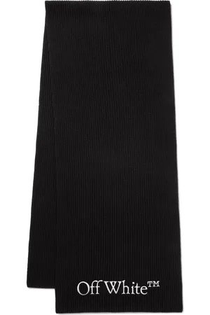 OFF-WHITE Bookish logo-knit scarf