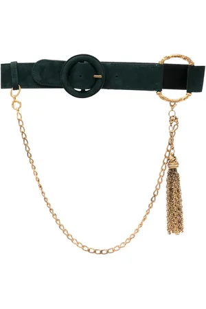 Gianfranco Ferré 2000s tassel-charm suede belt