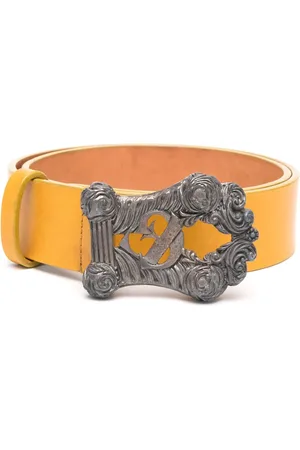 Gianfranco Ferré 2000s logo-buckle leather belt
