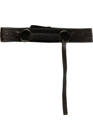 Gianfranco Ferré 2000s ring-detail studded leather belt