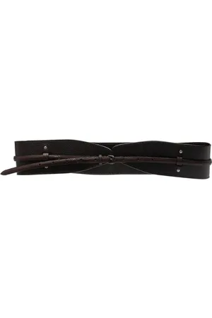 Gianfranco Ferré 2000s snakeskin-effect leather belt
