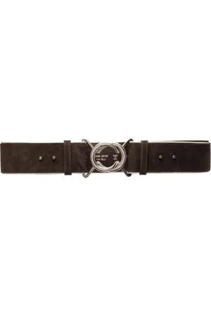 Gianfranco Ferré 2000s hook-fastening suede belt