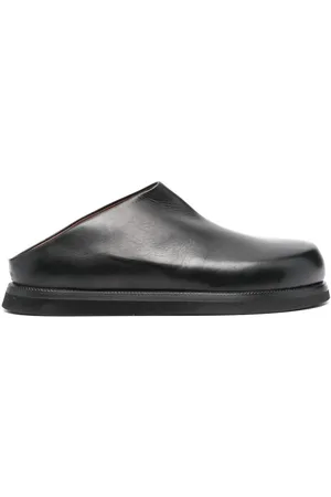 MARSÈLL Round-toe leather mules