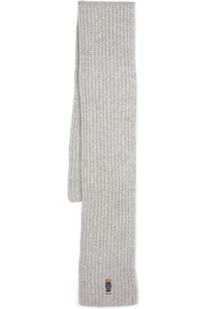Ralph Lauren Polo Bear wide-ribber scarf