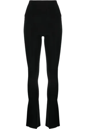 Norma Kamali Spat high-waisted flared leggings