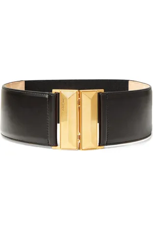 Jimmy Choo Logo-engraved leather belt