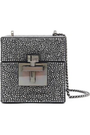 Oscar de la Renta Alibi Cube crystal-embellished bag