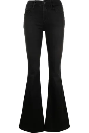 Frame Mid-rise flared jeans