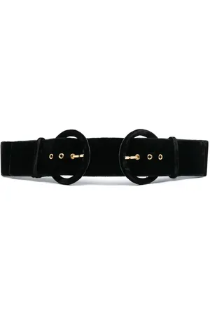 Gianfranco Ferré 2000s buckled velvet belt