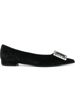 ROBERTO FESTA Amaia crystal-embellished ballerina shoes