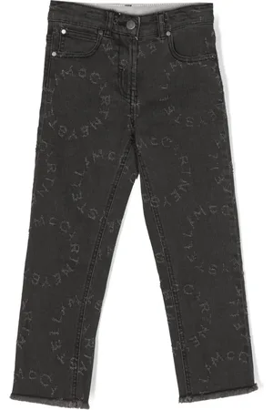 Stella McCartney Logo-embroidered jeans