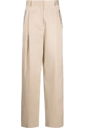 Lanvin Wide-leg gabardine trousers