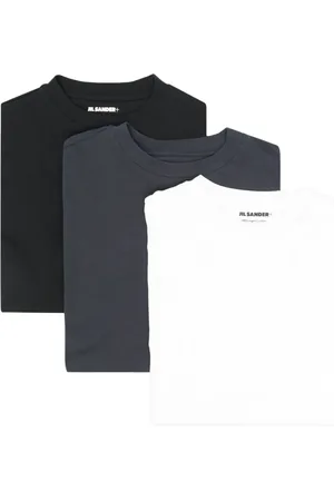 Jil Sander Logo-patch organic-cotton T-shirt (pack of three)