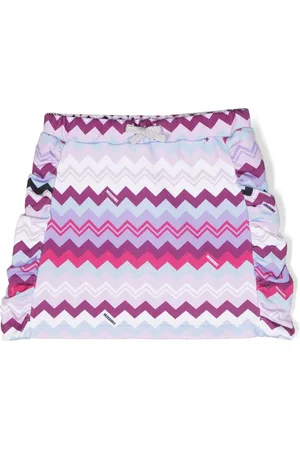 Missoni Zigzag-print cotton miniskirt