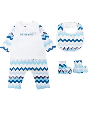 Missoni Logo-print babygrow set