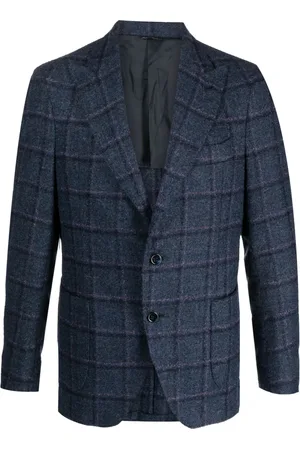 GABO NAPOLI Check-pattern single-breasted blazer