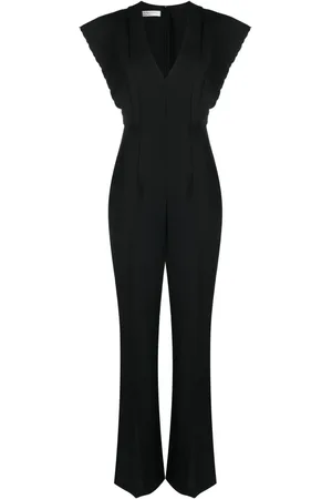 Serafini V-neck tailored jumpsuit