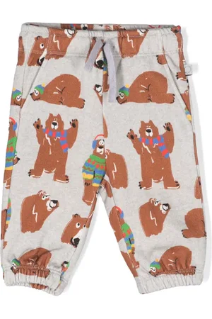 Stella McCartney Bear-print track pants