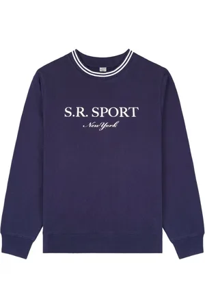 Sporty & Rich Logo-print crew-neck sweatshirt