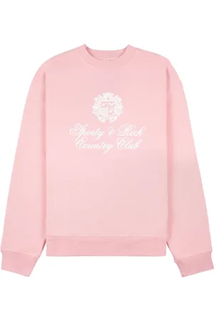 Sporty & Rich Logo-print drop-shoulder sweatshirt