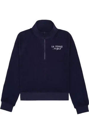 Sporty & Rich Tennis half-zip sweatshirt