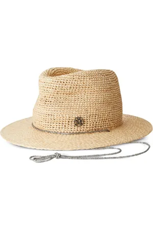 Le Mont St Michel André straw Fedora hat