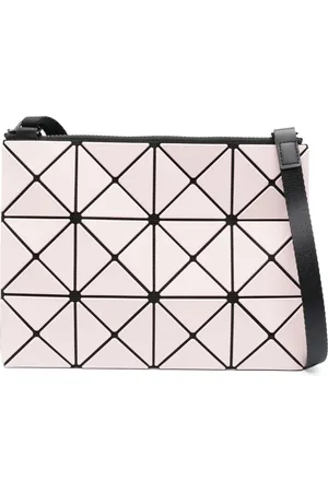 Issey Miyake Lucent geometric-panelled shoulder bag
