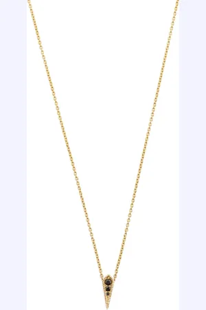 Lizzie Mandler 14kt yellow Kite diamond necklace