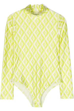 Elisabetta Franchi Monogram-print mock-neck bodysuit
