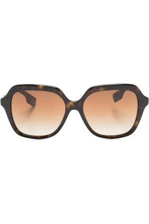 Burberry Tortoiseshell oversized-frame sunglasses
