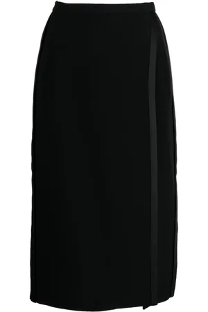 DICE KAYEK Overlapping-panel high-waist skirt