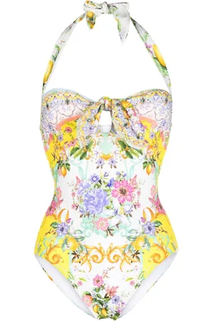 Camilla Caterina Spritz halterneck swimsuit